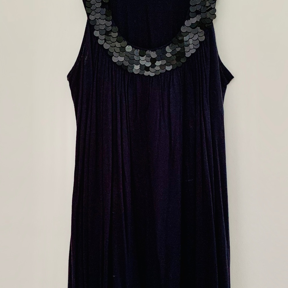 Maddy m midnight blue sequin dress Small